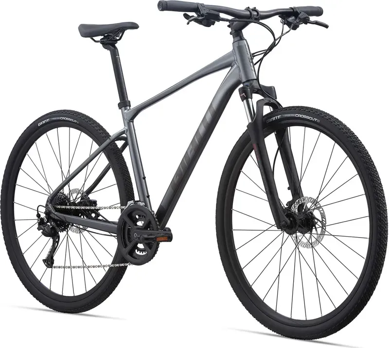 2021 Giant Roam 2 Disc Hybrid Bike in Grey-8