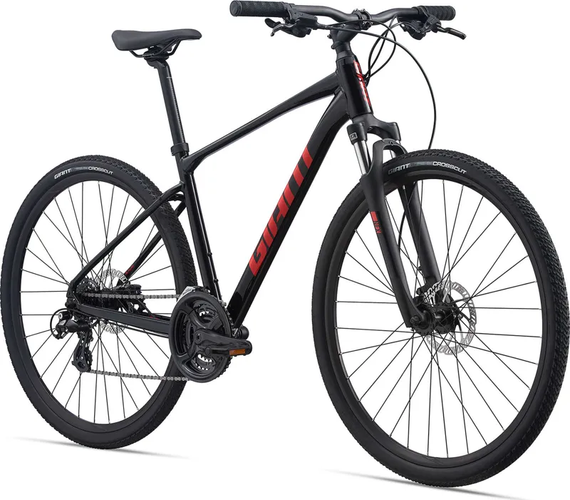 2021 Giant Roam 4 Disc Hybrid Bike in Black-8