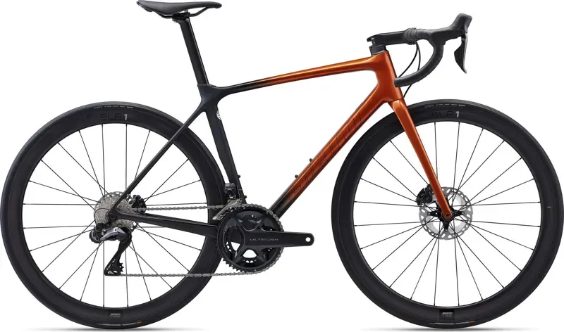 Giant TCR Advanced Pro 0 Disc Ui2 Carbon Road Bike in Amber Glow