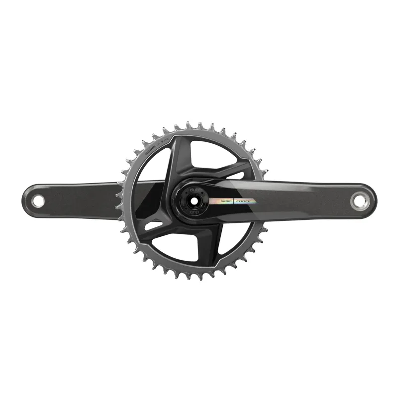 SRAM Force D2 1x DUB Crankset w/o BB in Black