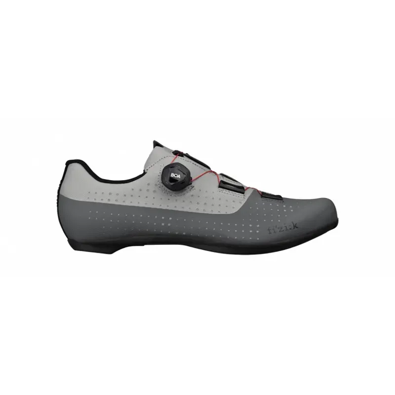 Fizik R4 Tempo Overcurve Road Shoes in Grey/Red 