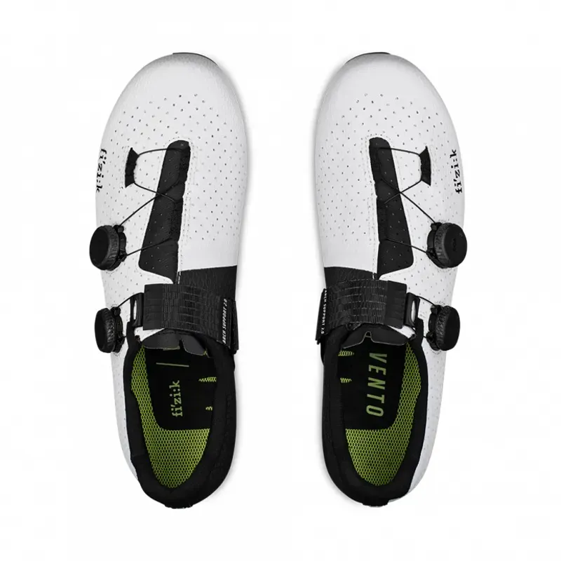 Fizik Vento Stabilita Carbon Road Shoes in White/Black