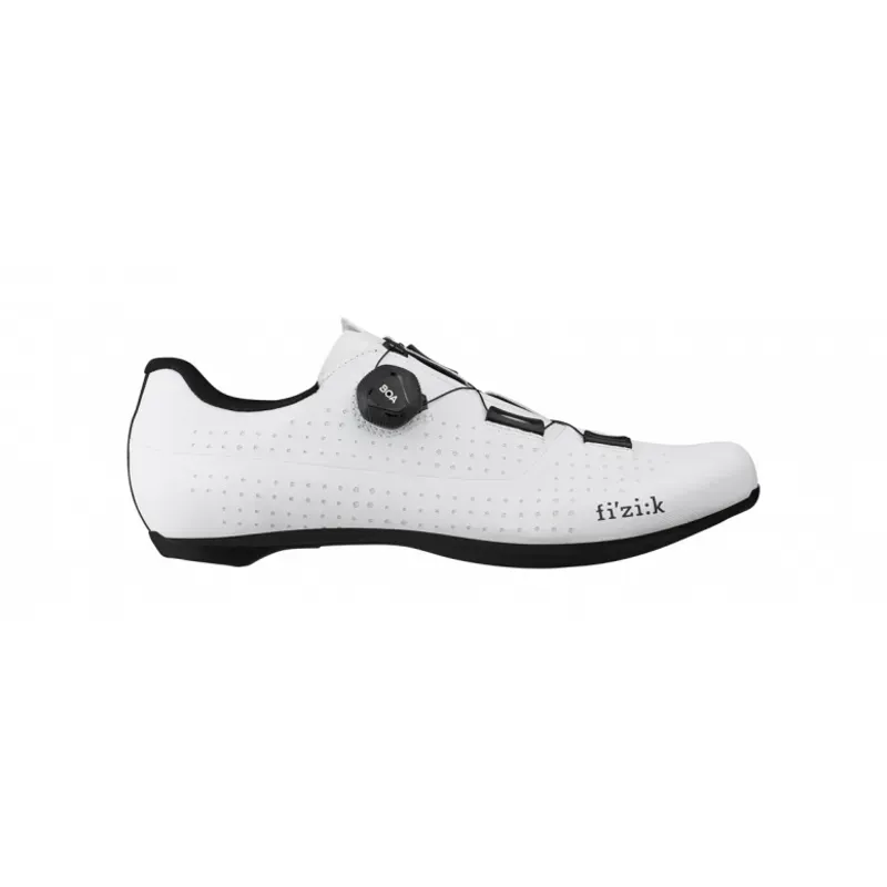 Fizik R4 Tempo Overcurve Wide Road Shoes in White/Black 