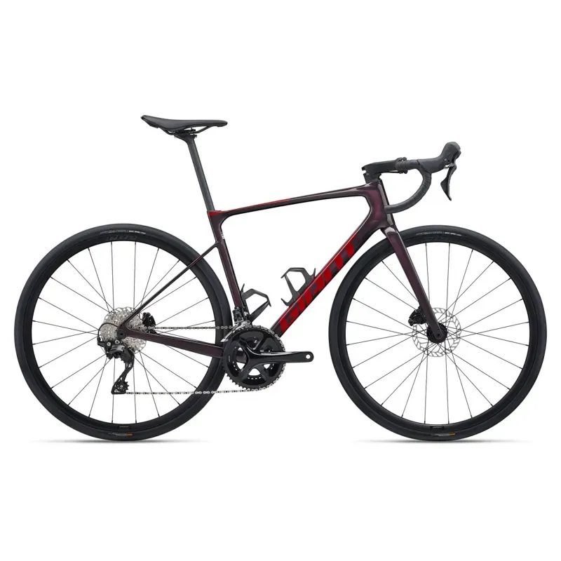 Giant Defy Advanced 2 Road Bike in Tiger Red