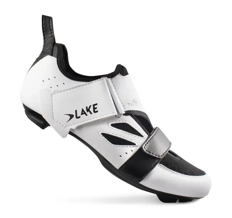 Lake TX213 Air Triathlon Shoes in White/Black