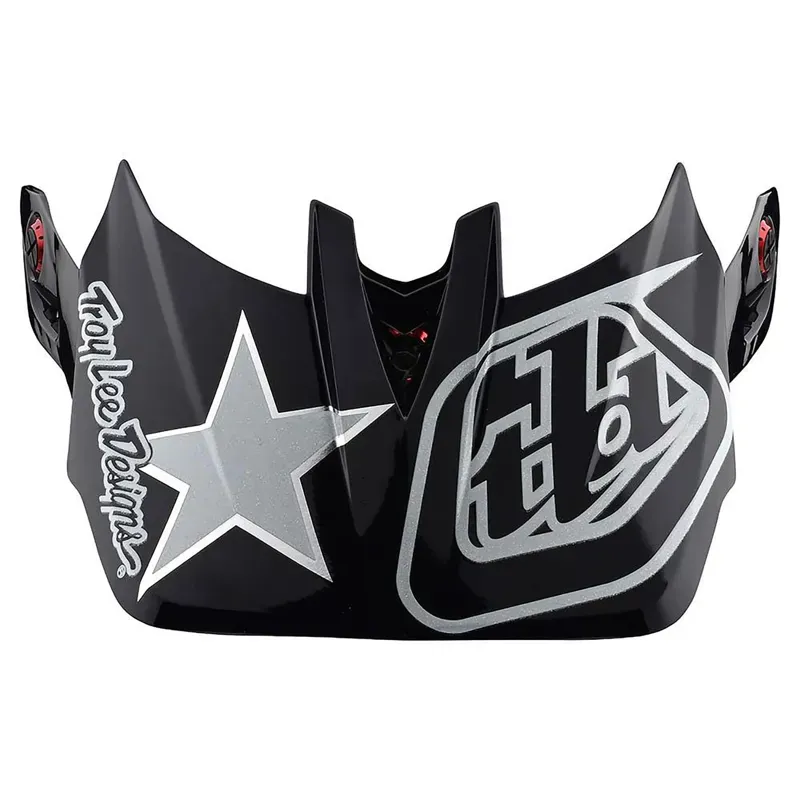 Troy Lee Designs D4 Helmet Replacement Freedom 2.0 Visor in Red/White