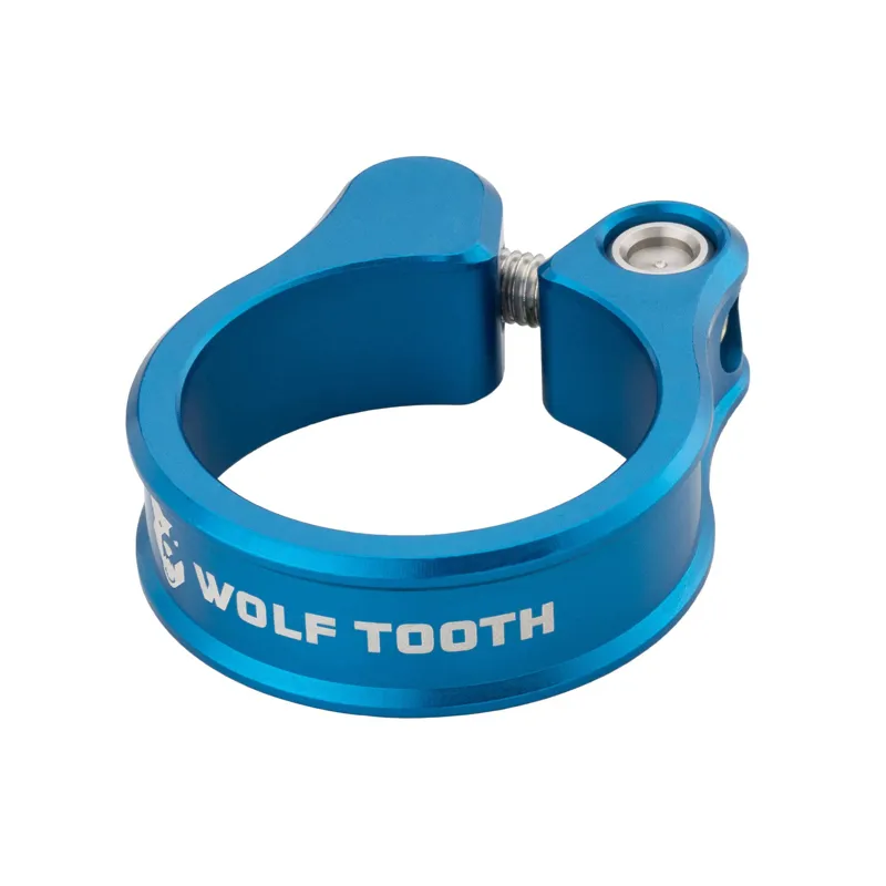 Wolf Tooth Seatpost Clamp in Blue 