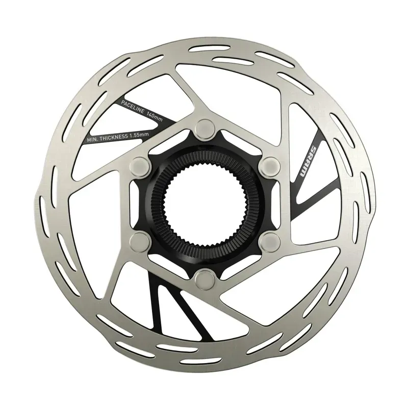 SRAM Paceline 160mm Centerlock Disc Brake Rotor in Silver/Black