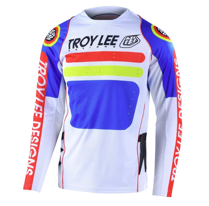 Troy Lee Designs Sprint Youth Jersey in Drop In/White