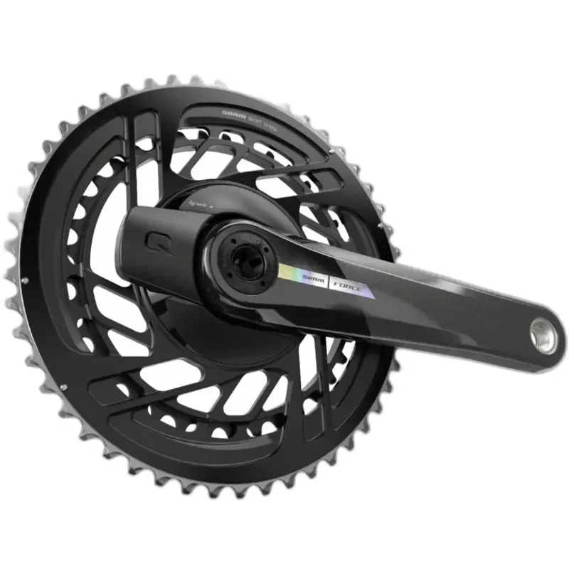 SRAM Force AXS E1 DUB 33-tooth Crankset w/ Power Meter Spider in Black-3