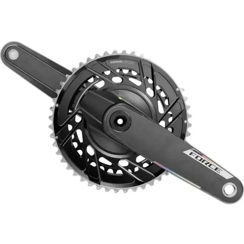 SRAM Force AXS E1 DUB 33-tooth Crankset w/ Power Meter Spider in Black-2
