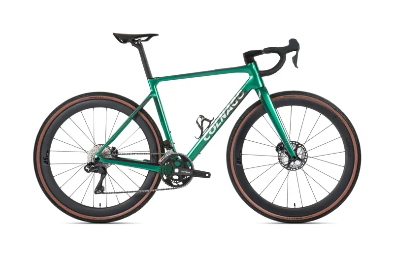 Colnago G4-X Carbon Gravel Complete Bike Shimano 825 2x12 in Green