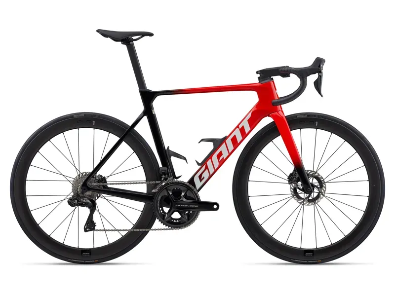 Giant Propel Advanced Pro Dure Ace Road Bike in Rosso Corsa-6