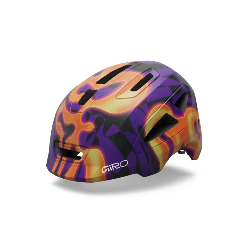 Giro Scamp II Youth Helmet in Purple Lava