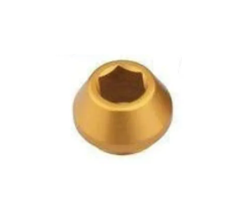 Wolf Tooth 12mm Axle Cap for Rear Axle in Gold
