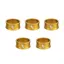 Wolf Tooth 5-pack 15mm Precision Headset Spacers in Gold 