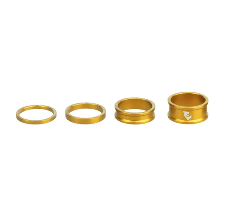 Wolf Tooth Precision Headset Spacer Kit in Gold