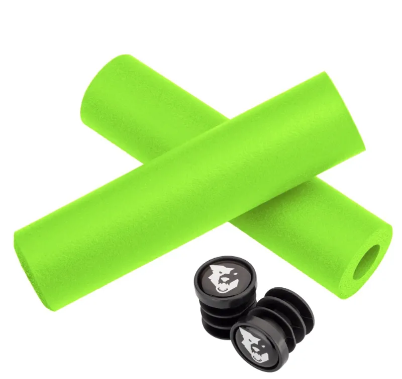 Wolf Tooth Fat Paw 9.5mm Mountain Bike Grips in Green