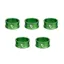 Wolf Tooth 5-pack 15mm Precision Headset Spacers in Green 
