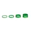 Wolf Tooth Precision Headset Spacer Kit in Green