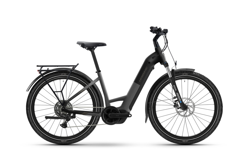 Haibike Trekking 3 Low Ma E-Bike in Silver/Stardust