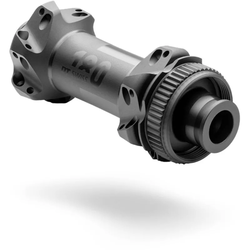 DT Swiss 180 Straight Pull 28 Hole 100x12mm CL Front Hub in Black