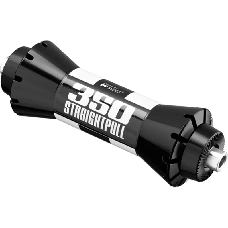 DT Swiss 350 Straight Pull 24H 100mm QR Front Hub in Black