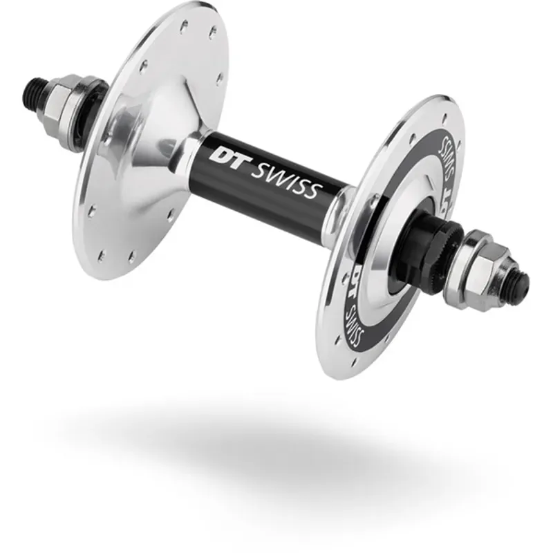 DT Swiss Track Bolt On 20 hole 100mm Front Hub in Silver