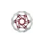 Hope Floating Disc Brake 180mm 6-Bolt Rotor in Red