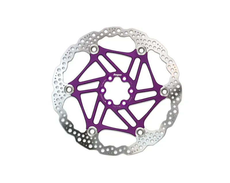 Hope Floating Disc 203mm 6-Bolt Float Rotor in Purple
