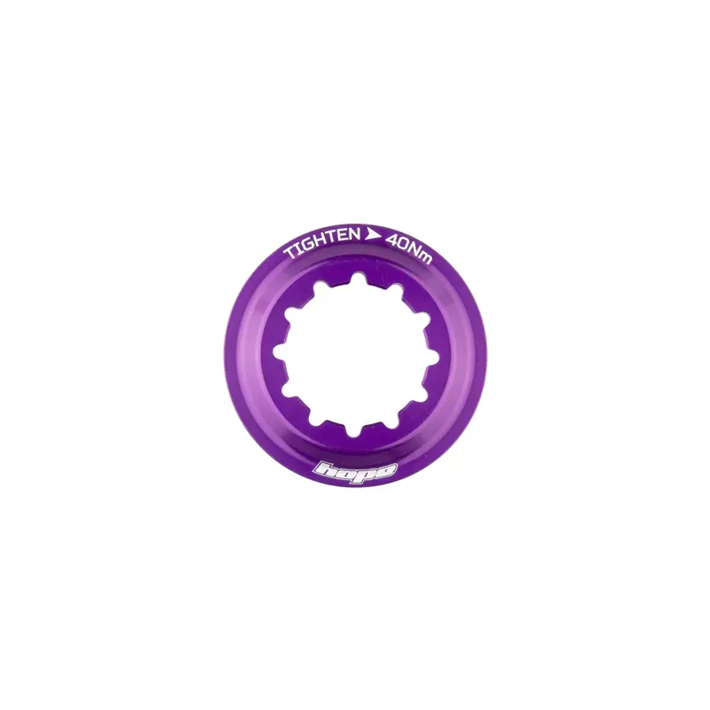 Hope Centre Lock Lockring in Purple