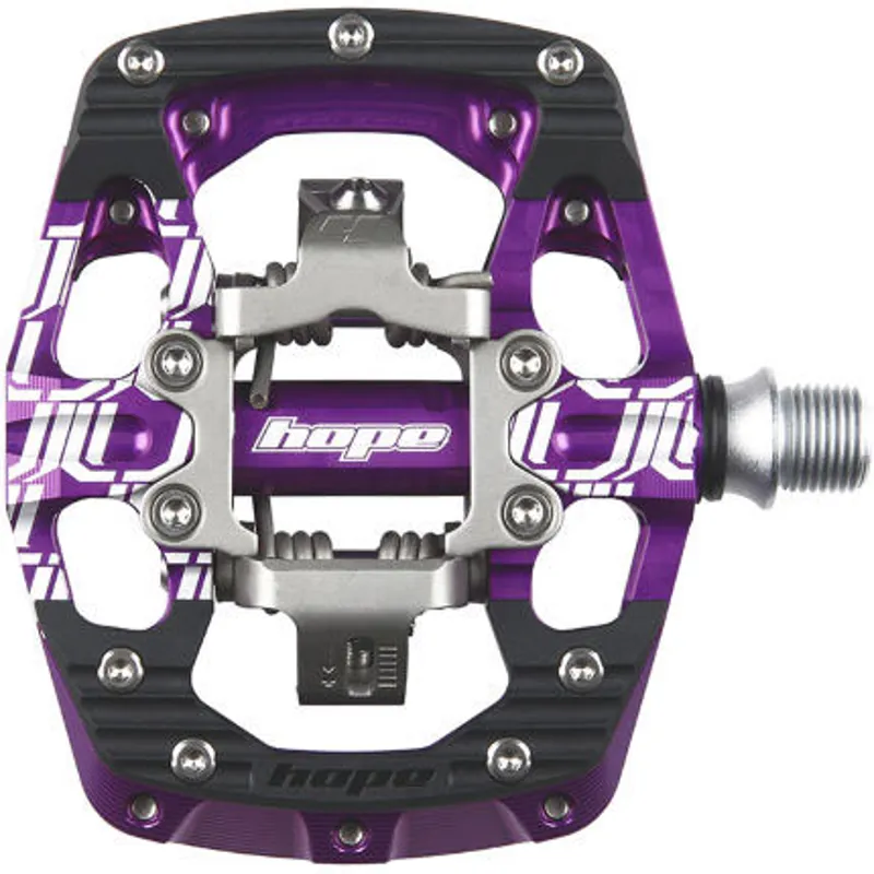Hope Union Clipless Pedal in Purple