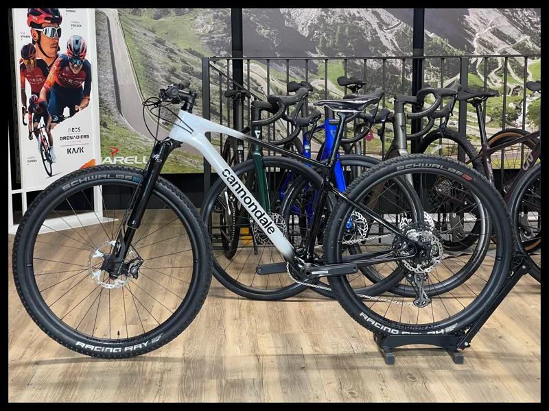 Cannondale Scalpel HT HiMod 1 29er White Black Medium 2021 Approved Used-1