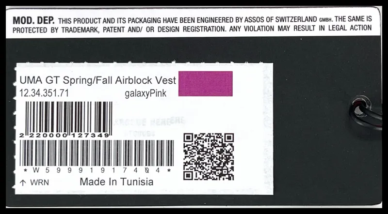 UMA GT Womens SpringFall Airblock Gilet Galaxy Pink XS-2