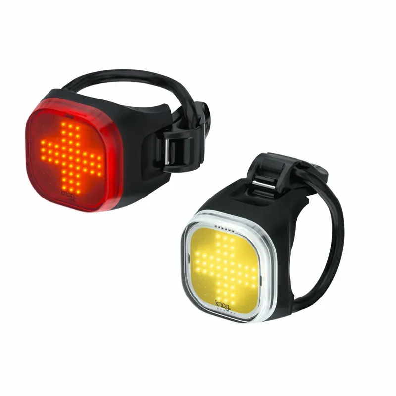 Knog Blinder Mini Cross Twinpack Lights in Black