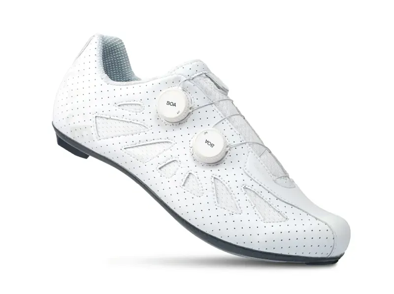 Lake CX302 Narrow Cycling Shoes in Classic White-1