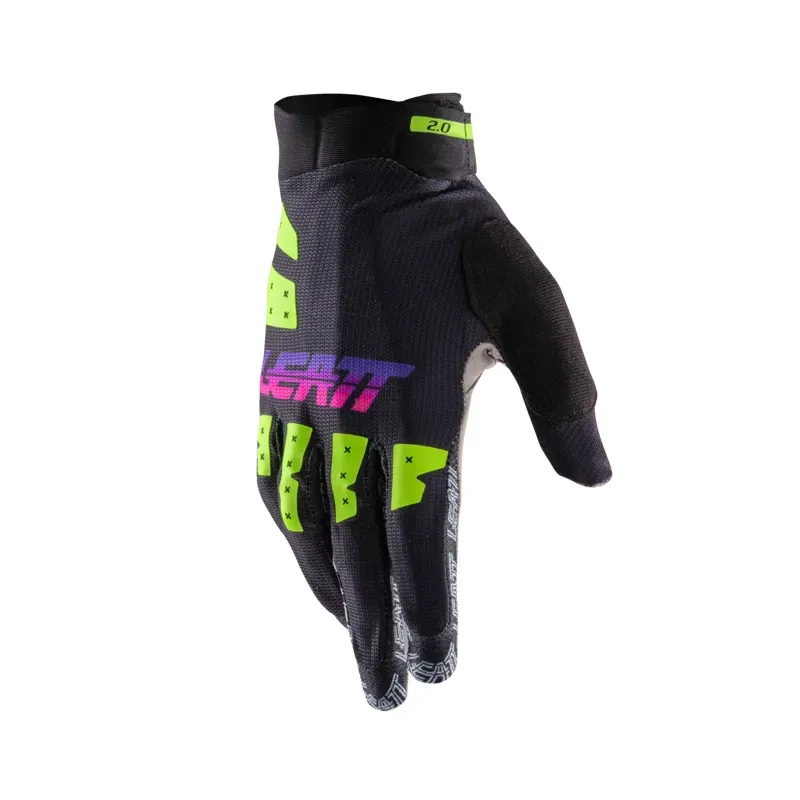 Leatt X-Flow MTB 2.0 MTB Gloves in Neon Black-1