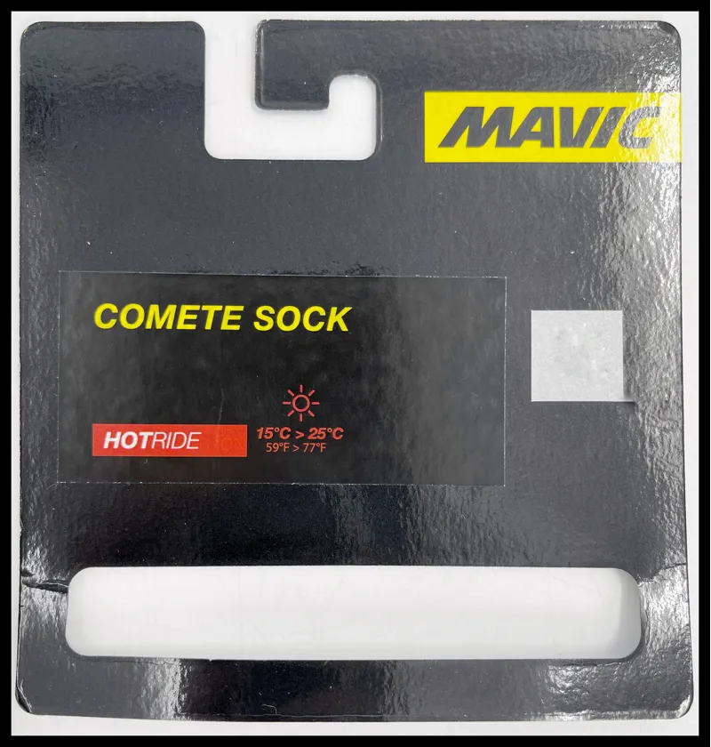 Mavic RIB Comete Socks Large EU 43-46 Black/ Yellow-2