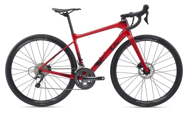 2020 Liv Avail Advanced 3 Carbon Endurance Road Bike in Red