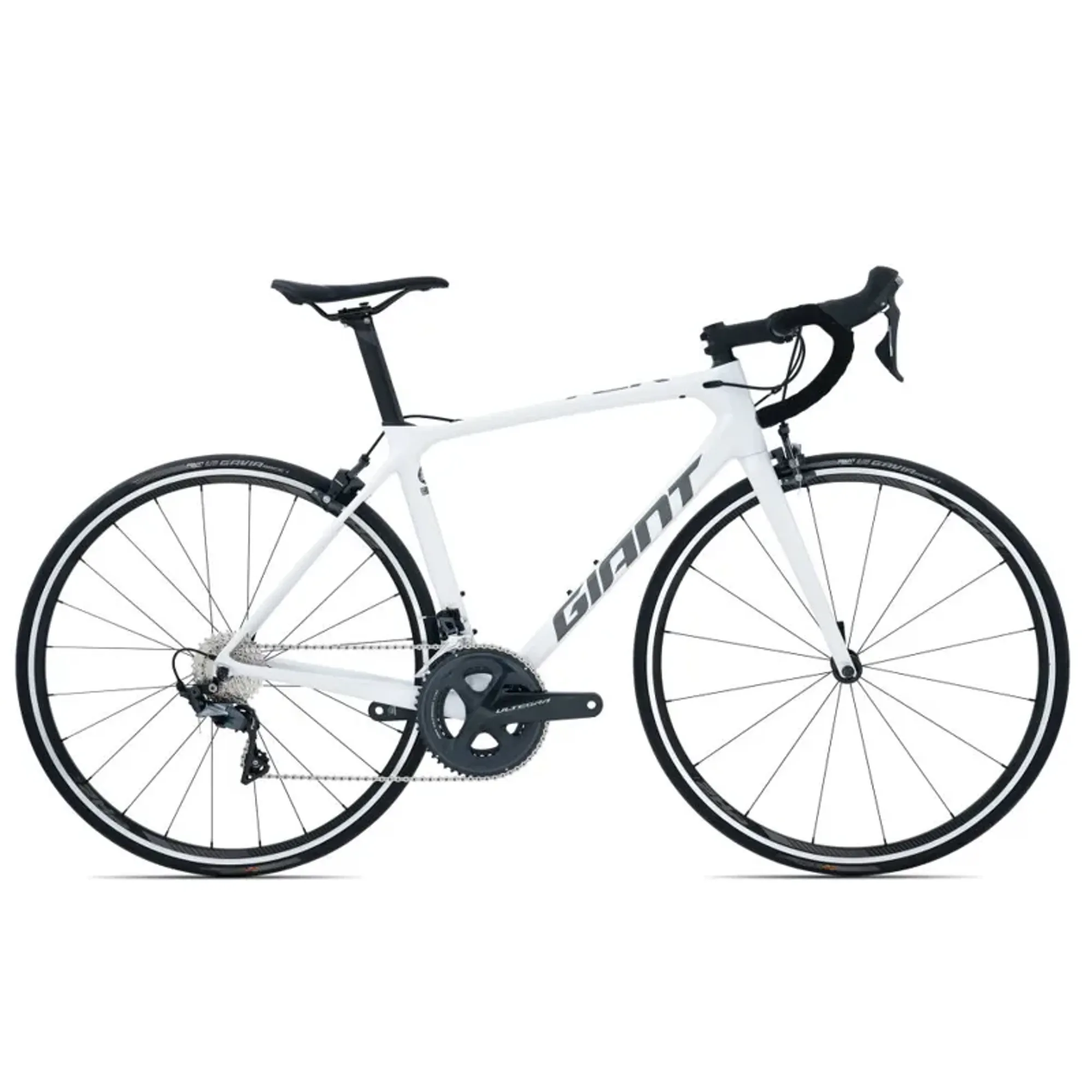 2020 Giant TCR Advanced Compact Carbon Road Race Bike in White