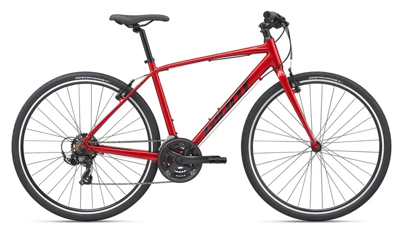 2020 Giant Escape 3 Hybrid Bike in Red