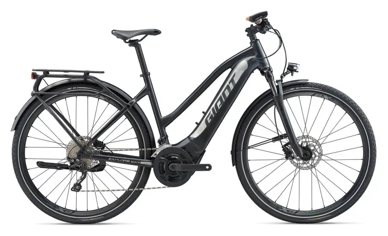 2020 Giant Explore E+ 1 Pro Womens Electric Hybrid Bike in Black
