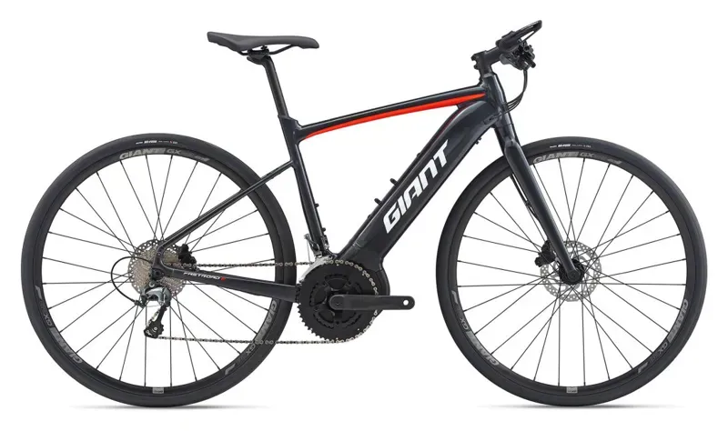 2020 Giant FastRoad E+ 2 Pro Electric Hybrid Bike in Grey