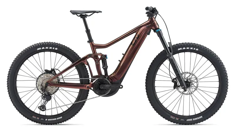 2020 Liv Intrigue E+ 1 Pro Electric FS Mountain Bike in Brown