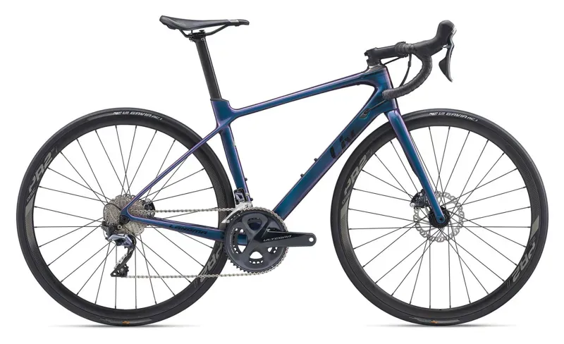 2020 Liv Langma Advanced 1 Disc Carbon Road Race Bike in Blue