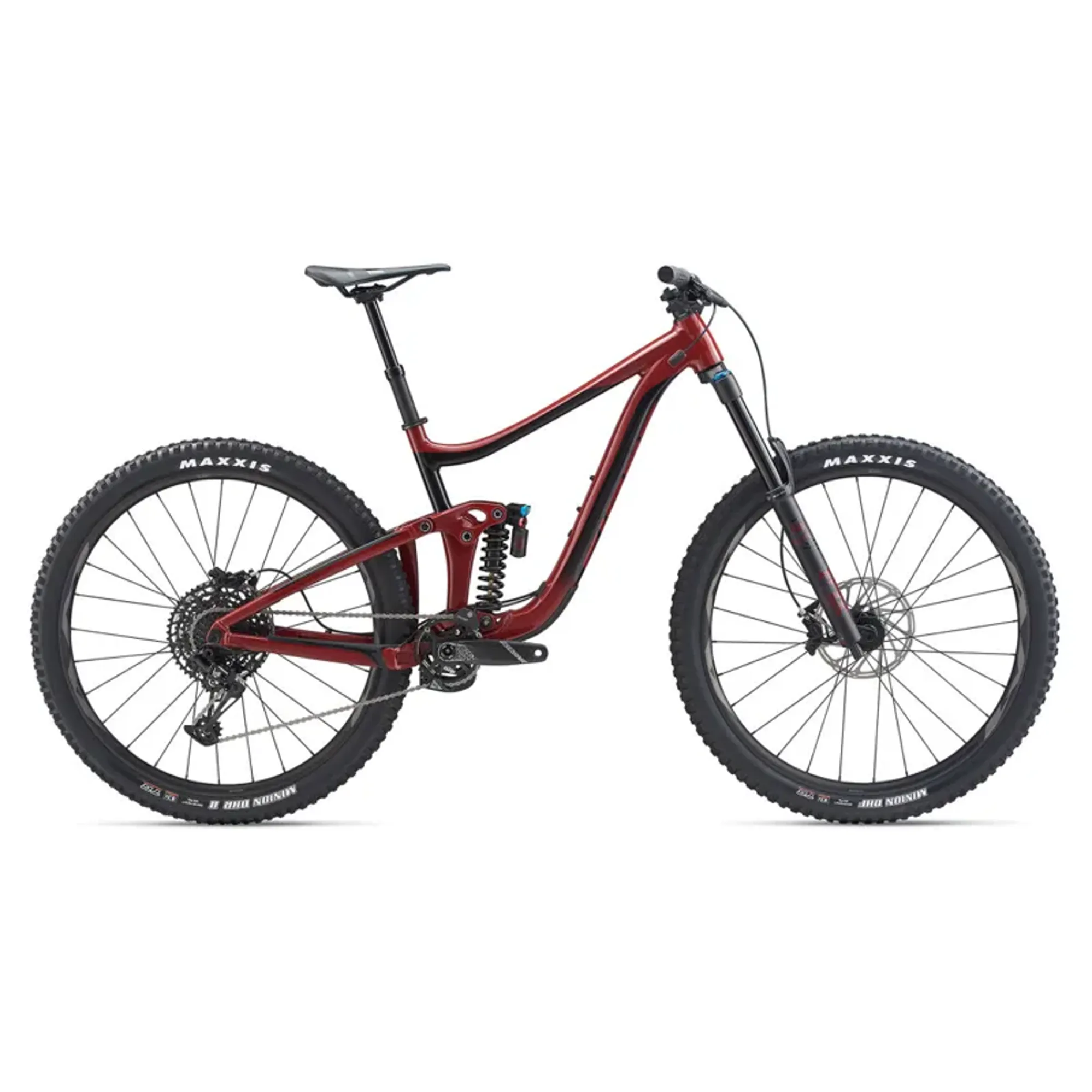 2020 Giant Reign 29 SX Full Suspension Mountain Bike in Red