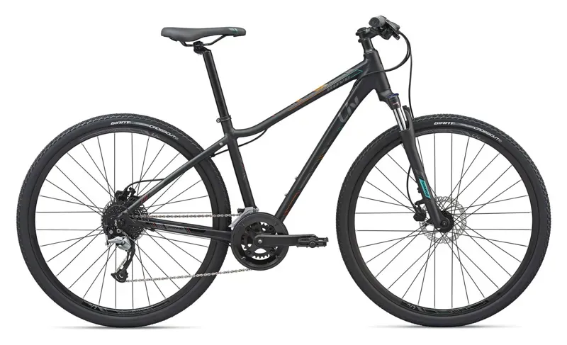 2020 Liv Rove 2 Disc Hybrid Bike in Black