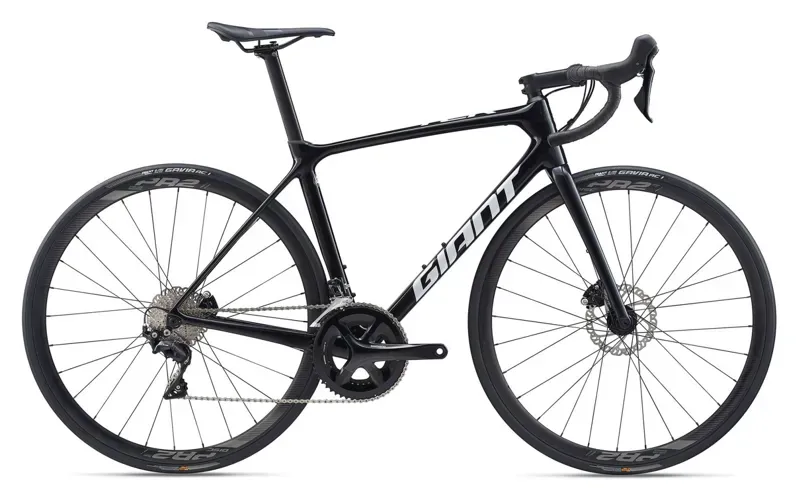 2020 Giant TCR Advanced 2 Disc Road Bike in Black