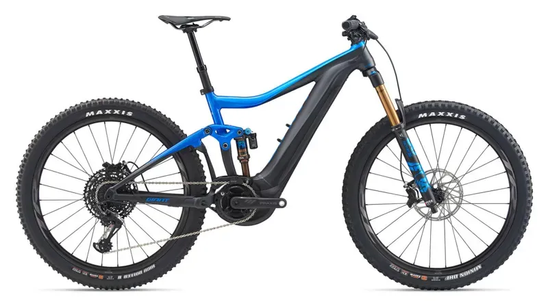 2020 Giant Trance E+ 0 Pro Electric FS Mountain Bike in Blue