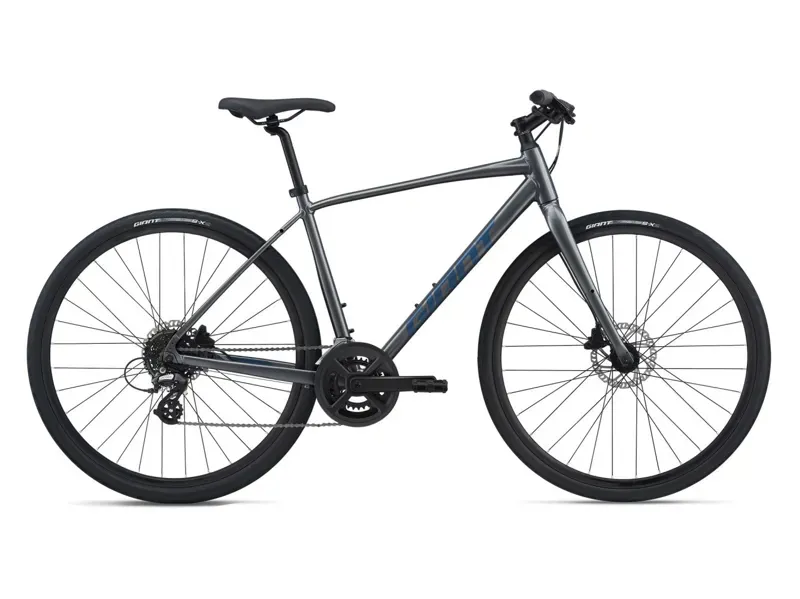 2021 Giant Escape 2 Disc Hybrid Bike in Silver